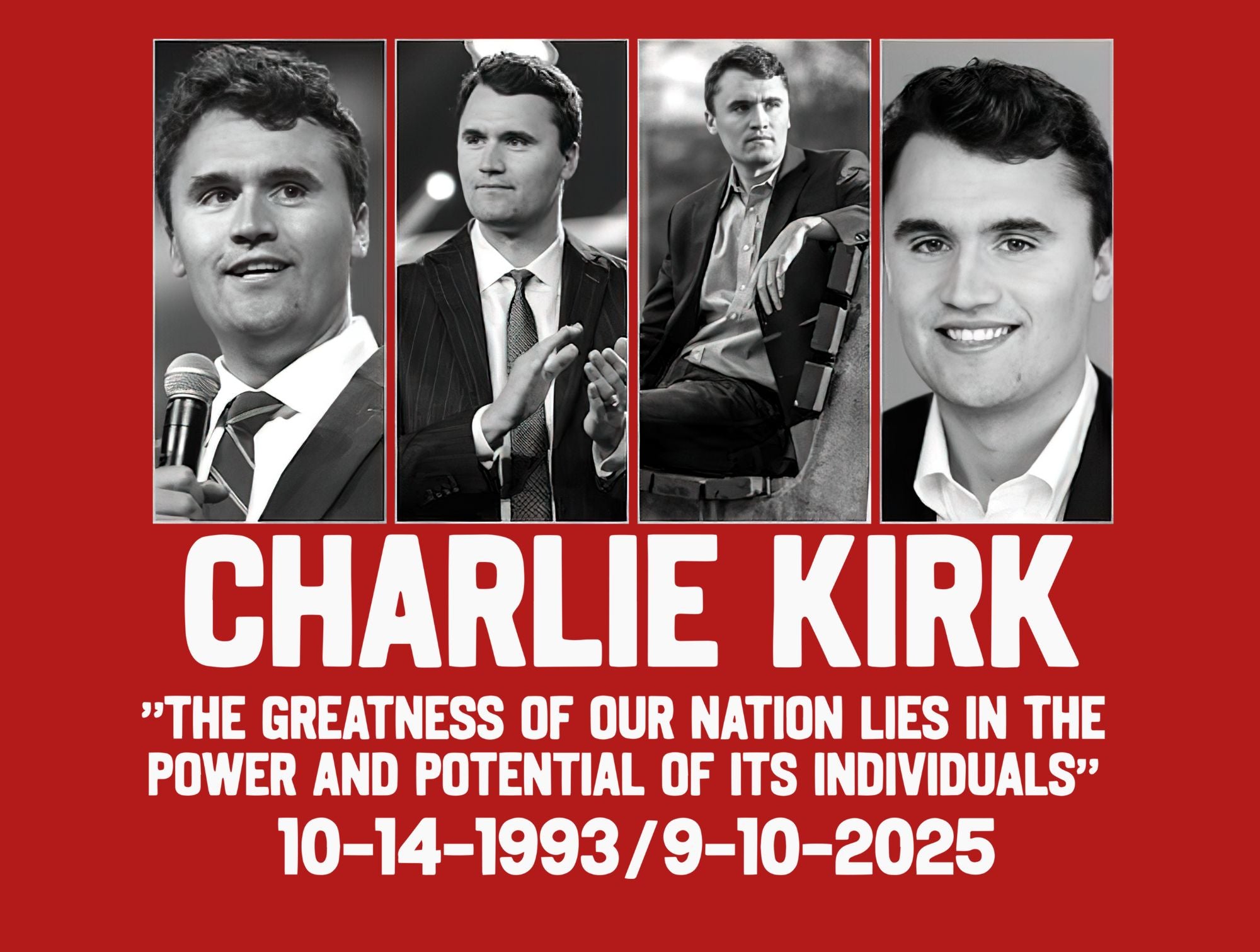 Charlie Kirk - 2026 Calendar with Inspirational Quotes