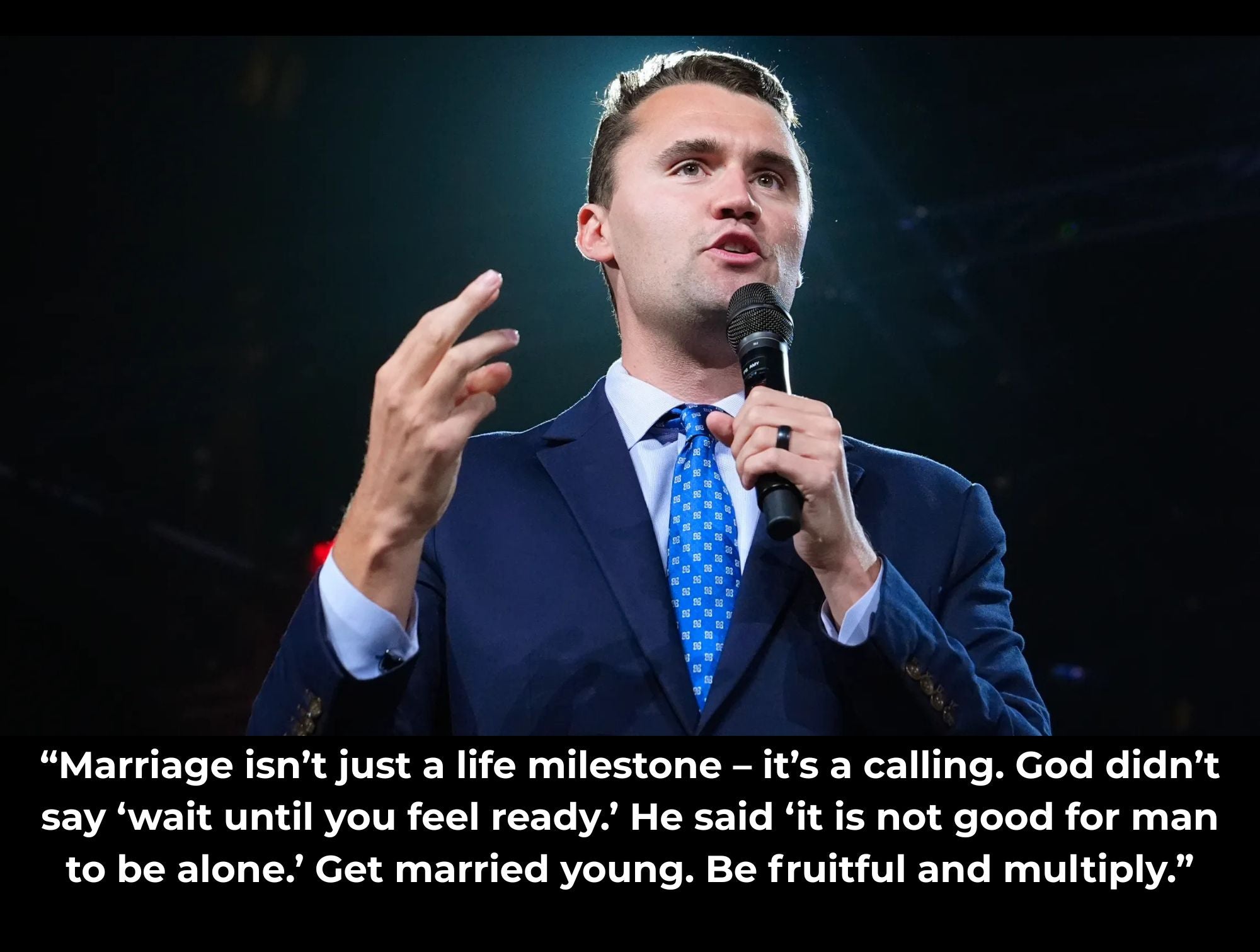 Charlie Kirk - 2026 Calendar with Inspirational Quotes