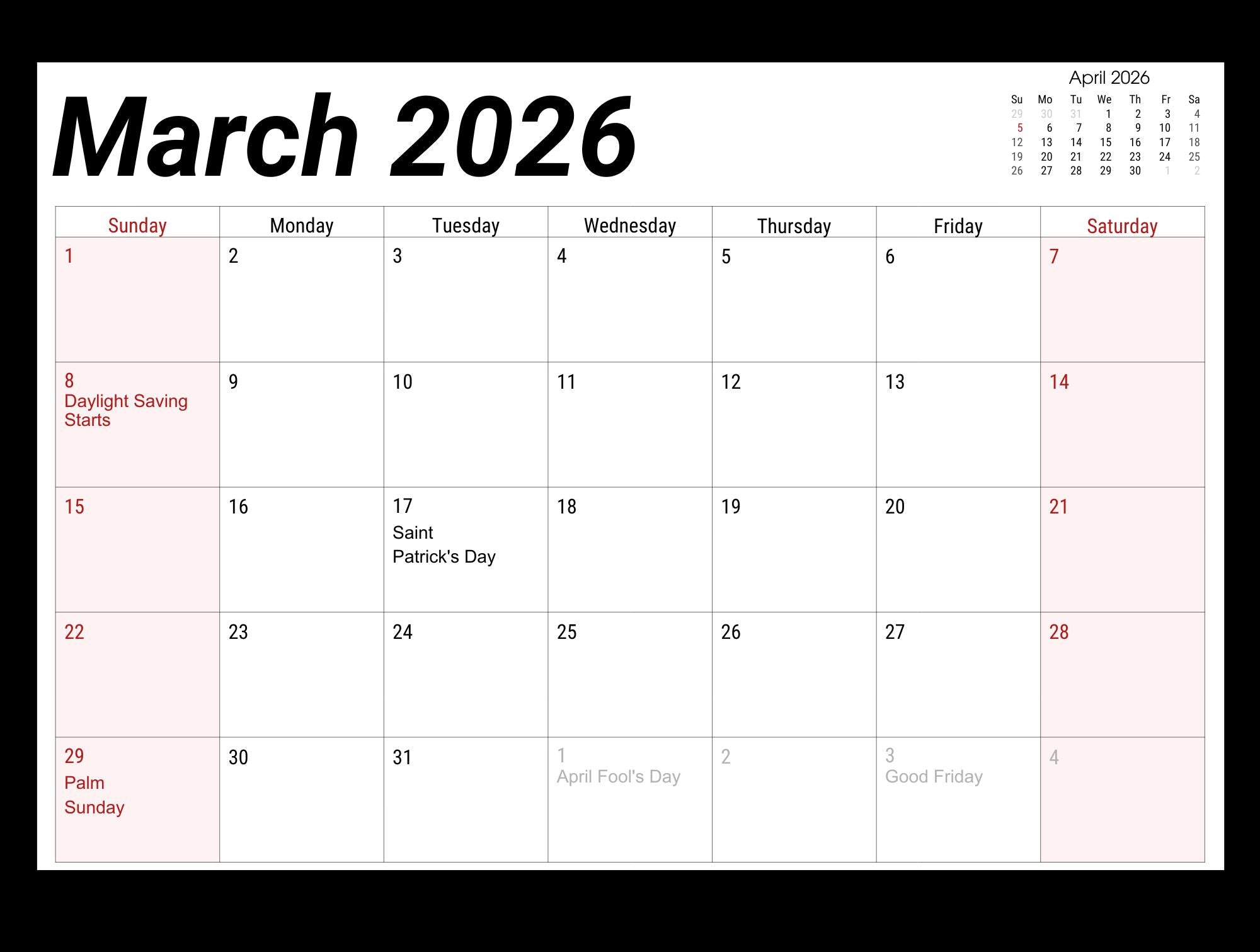 Charlie Kirk - 2026 Calendar with Inspirational Quotes