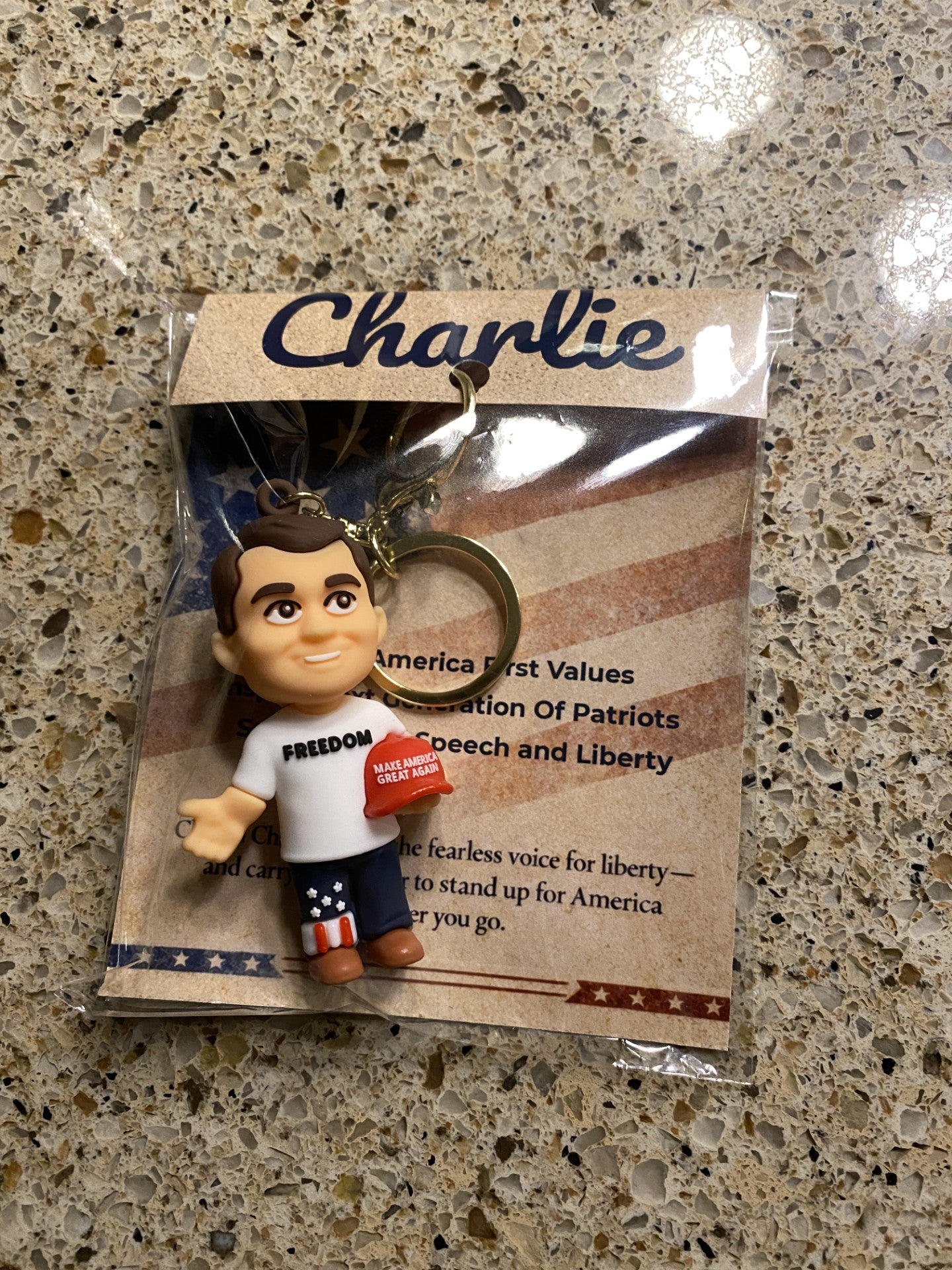 Charlie Kirk - Collectable KeyChain