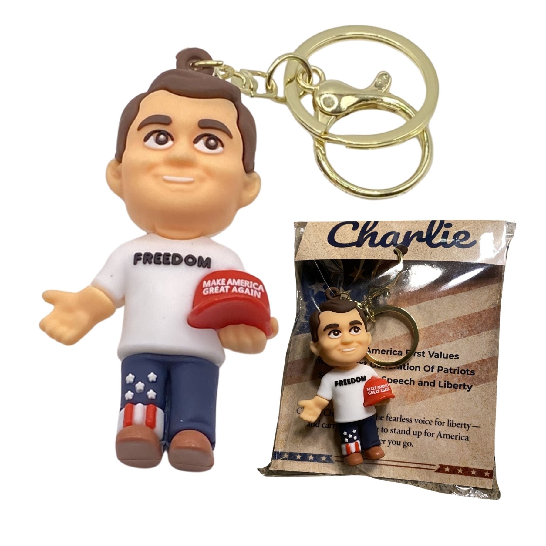 Charlie Kirk - Collectable KeyChain
