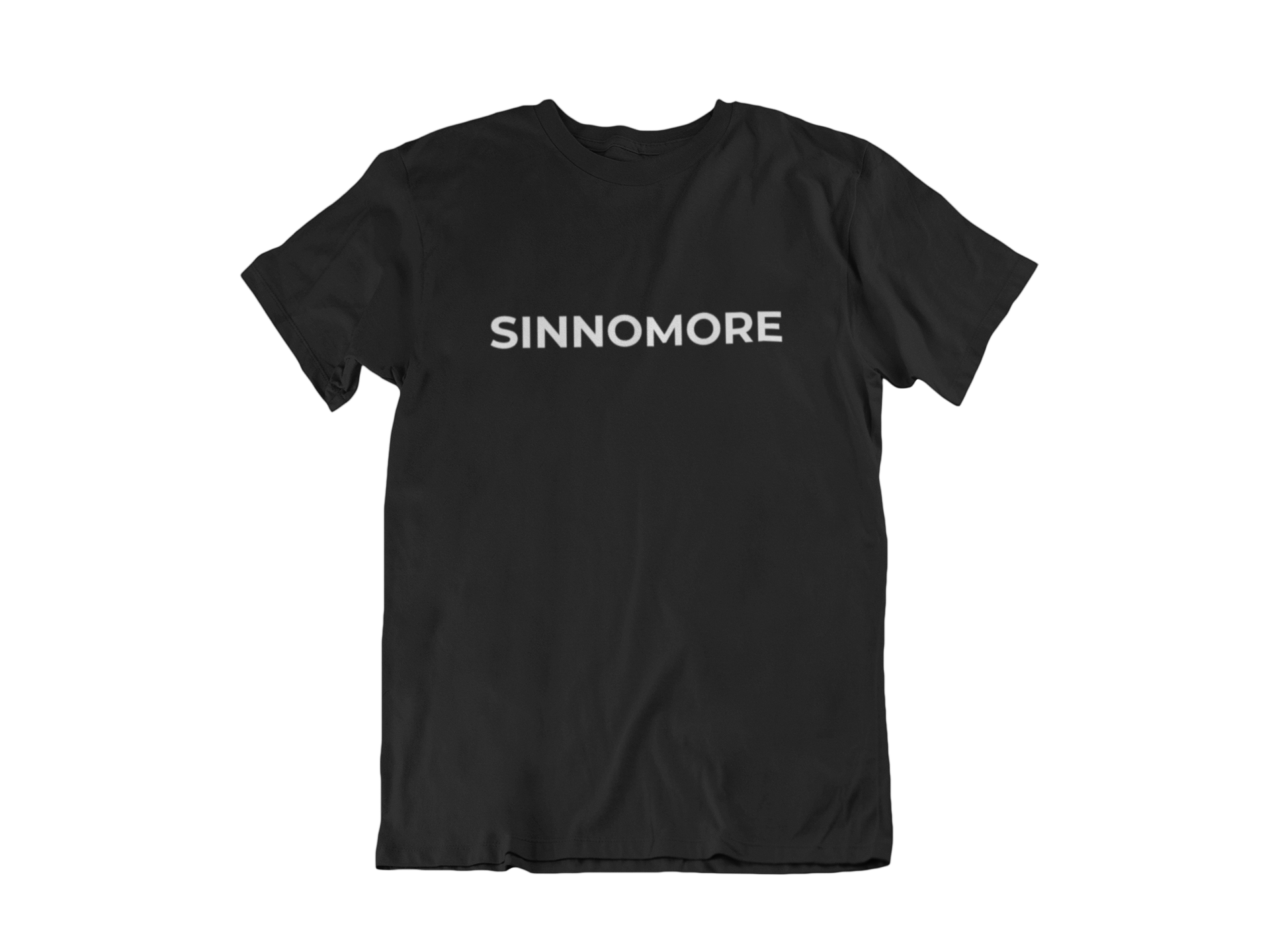 SINNOMORE T-Shirt – Bold Minimal Faith Statement Tee