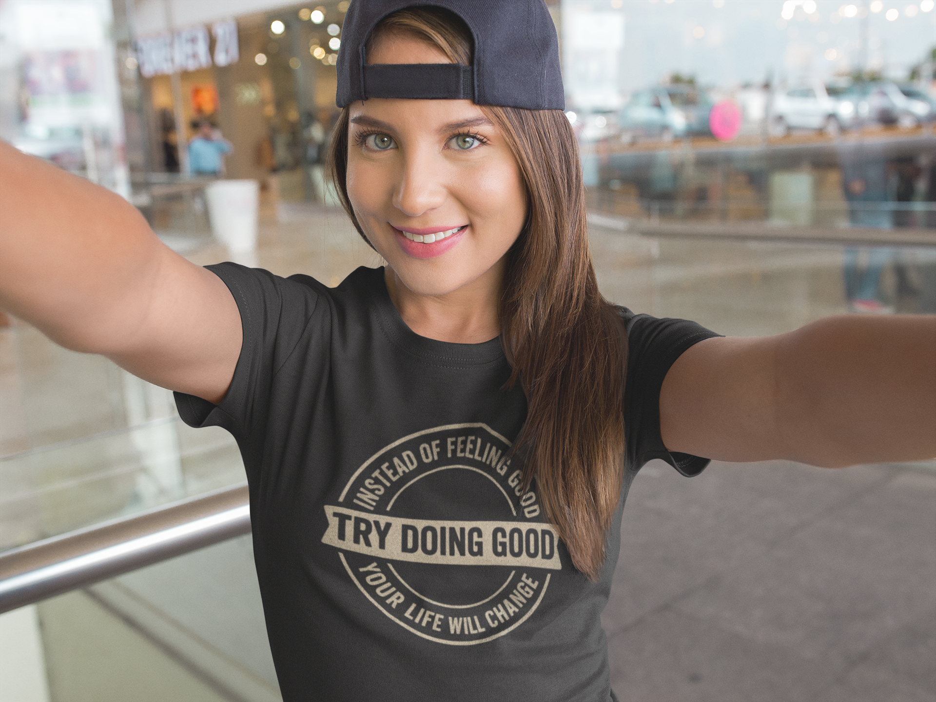 Try Doing Good T-Shirt – “Instead of Feeling Good” CK Quoted Tshirt