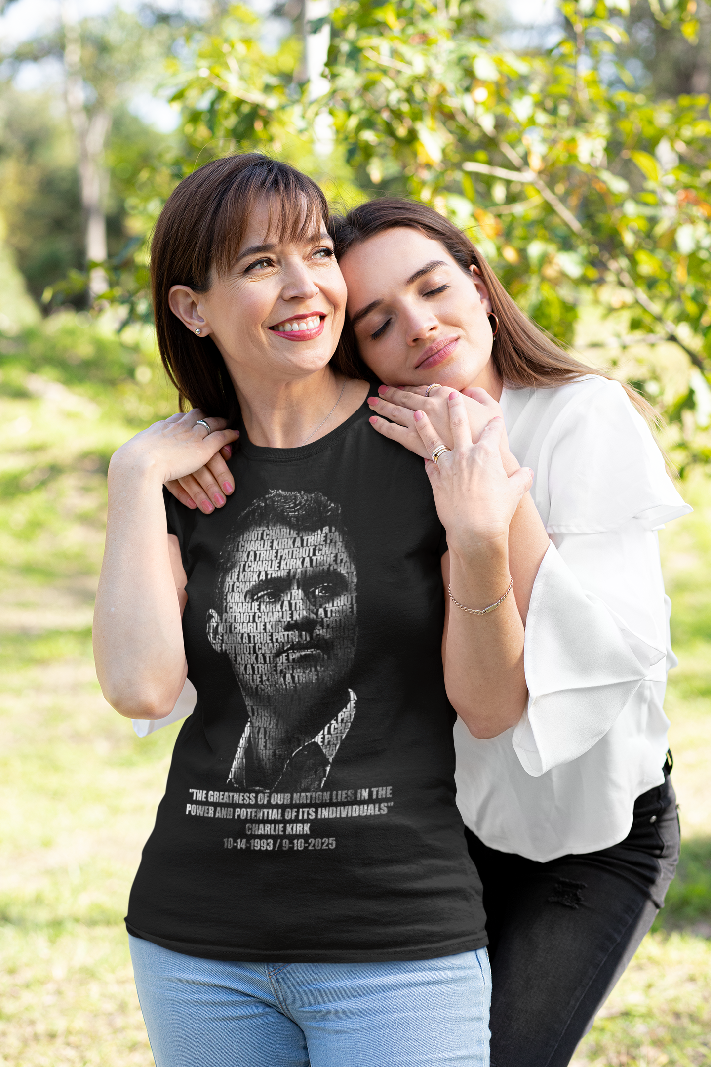 Short Sleeve Black T-Shirt - Charlie Kirk Tribute