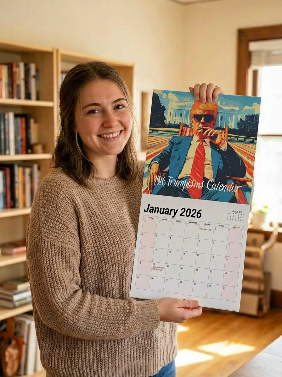 2026 Trumpism Wall Calendar – Patriotic America-First Calendar Featuring Donald Trump – 12-Month Political Gift – Made in USA